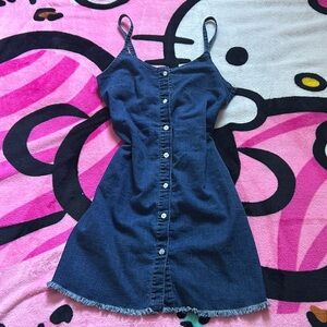 Dark Wash Denim Dress
